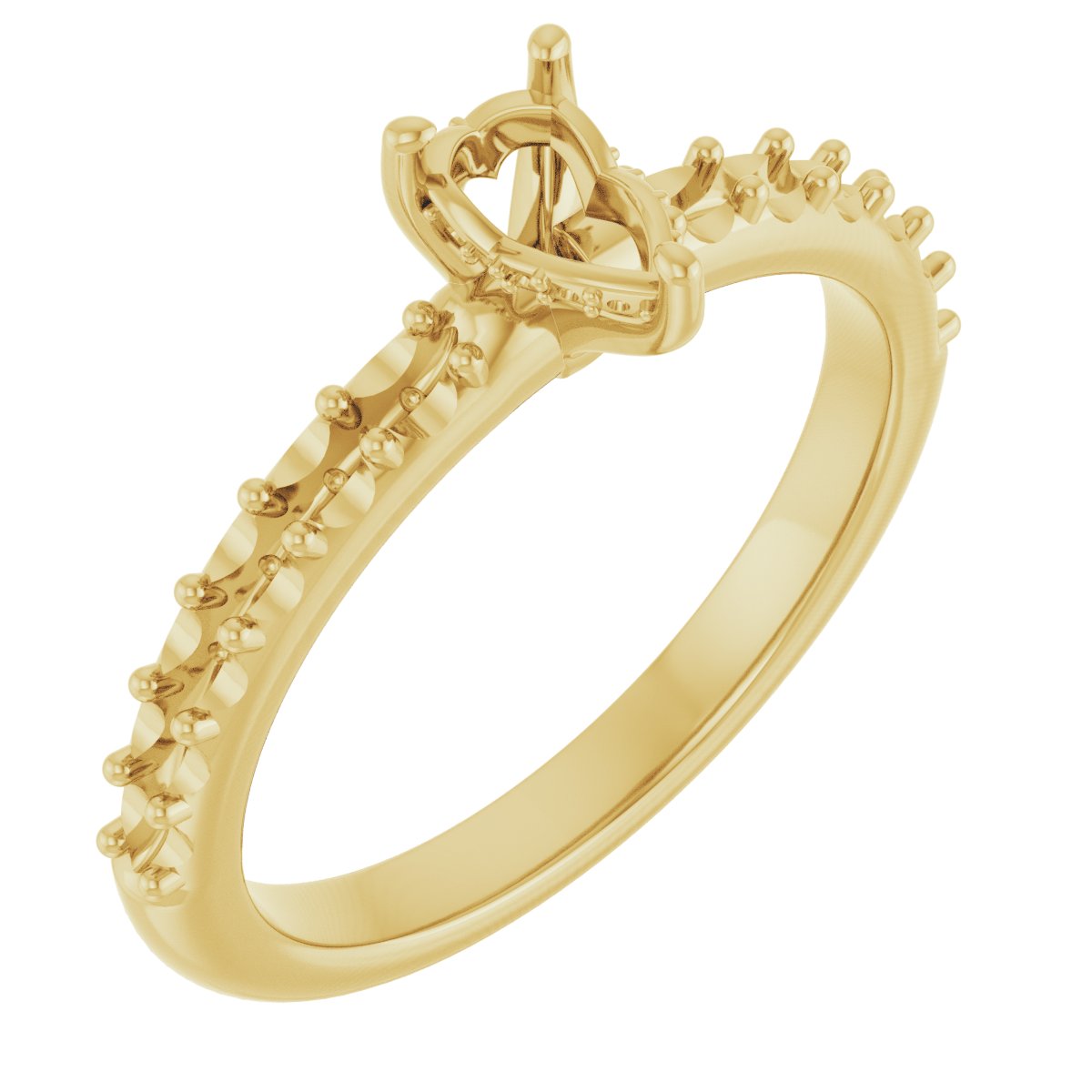 Hidden Halo-Style Engagement Ring