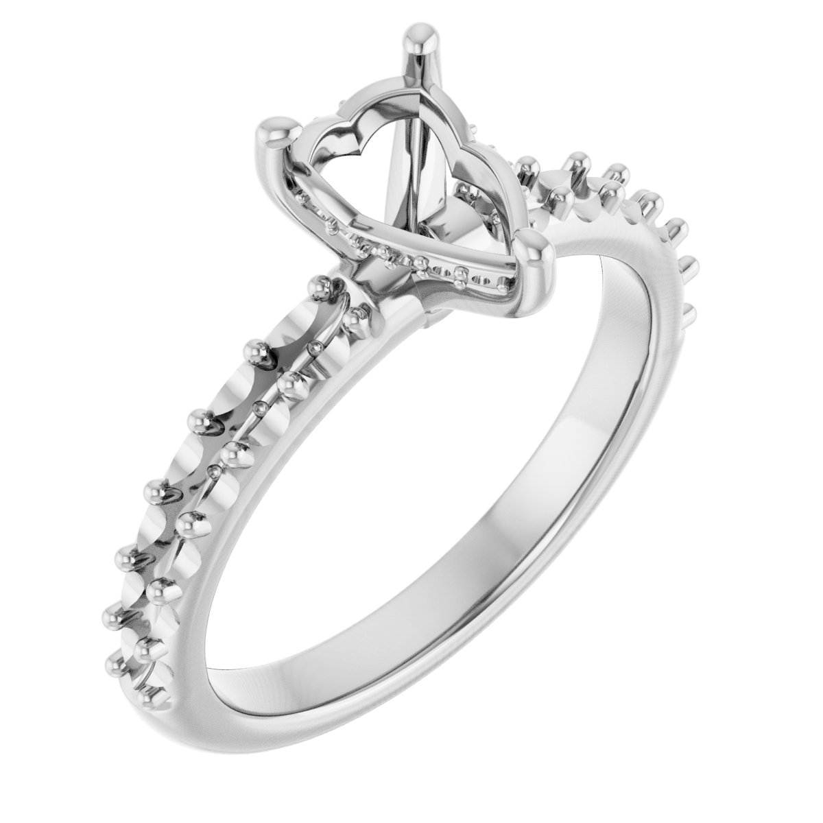 Hidden Halo-Style Engagement Ring