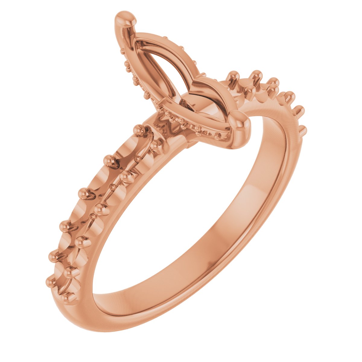 Hidden Halo-Style Engagement Ring
