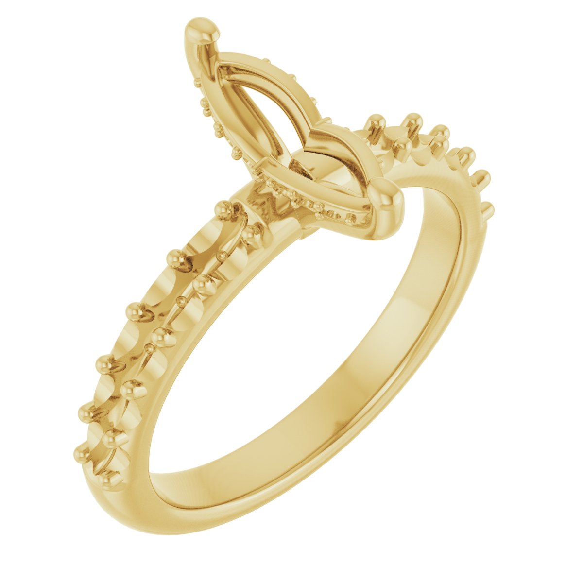 Hidden Halo-Style Engagement Ring