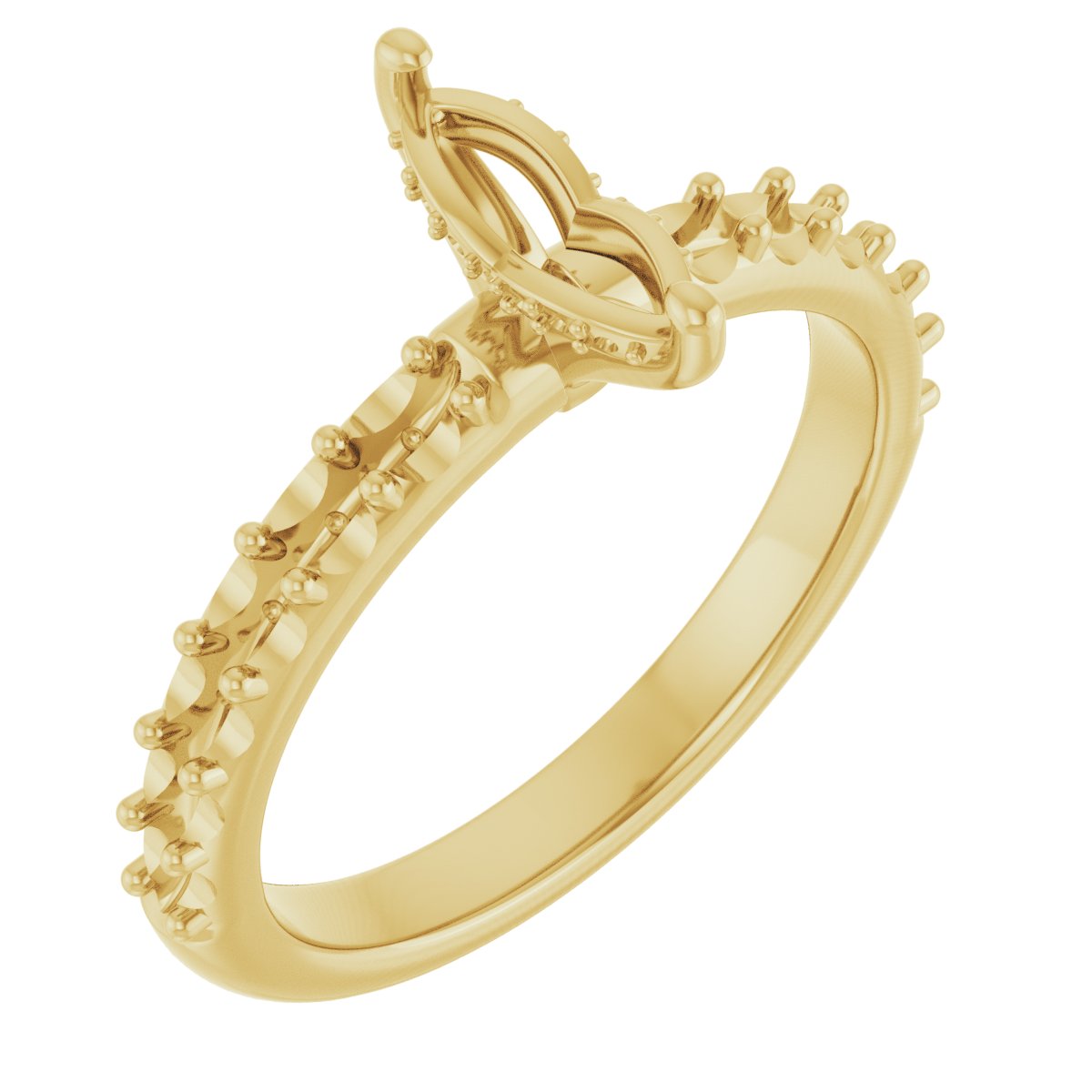 Hidden Halo-Style Engagement Ring
