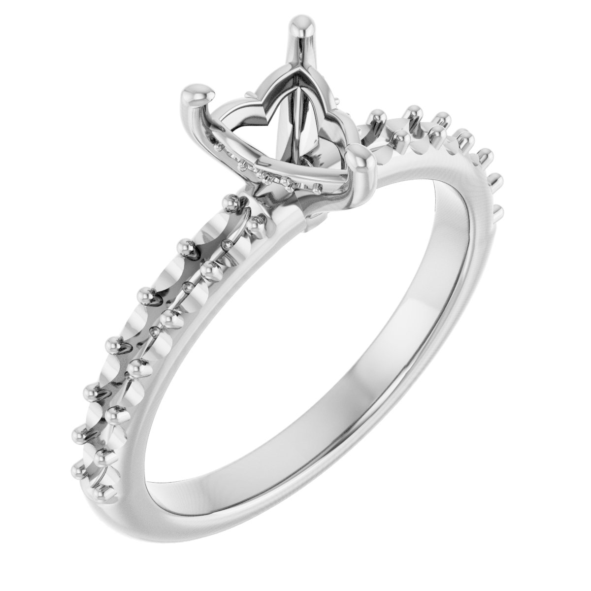 Hidden Halo-Style Engagement Ring