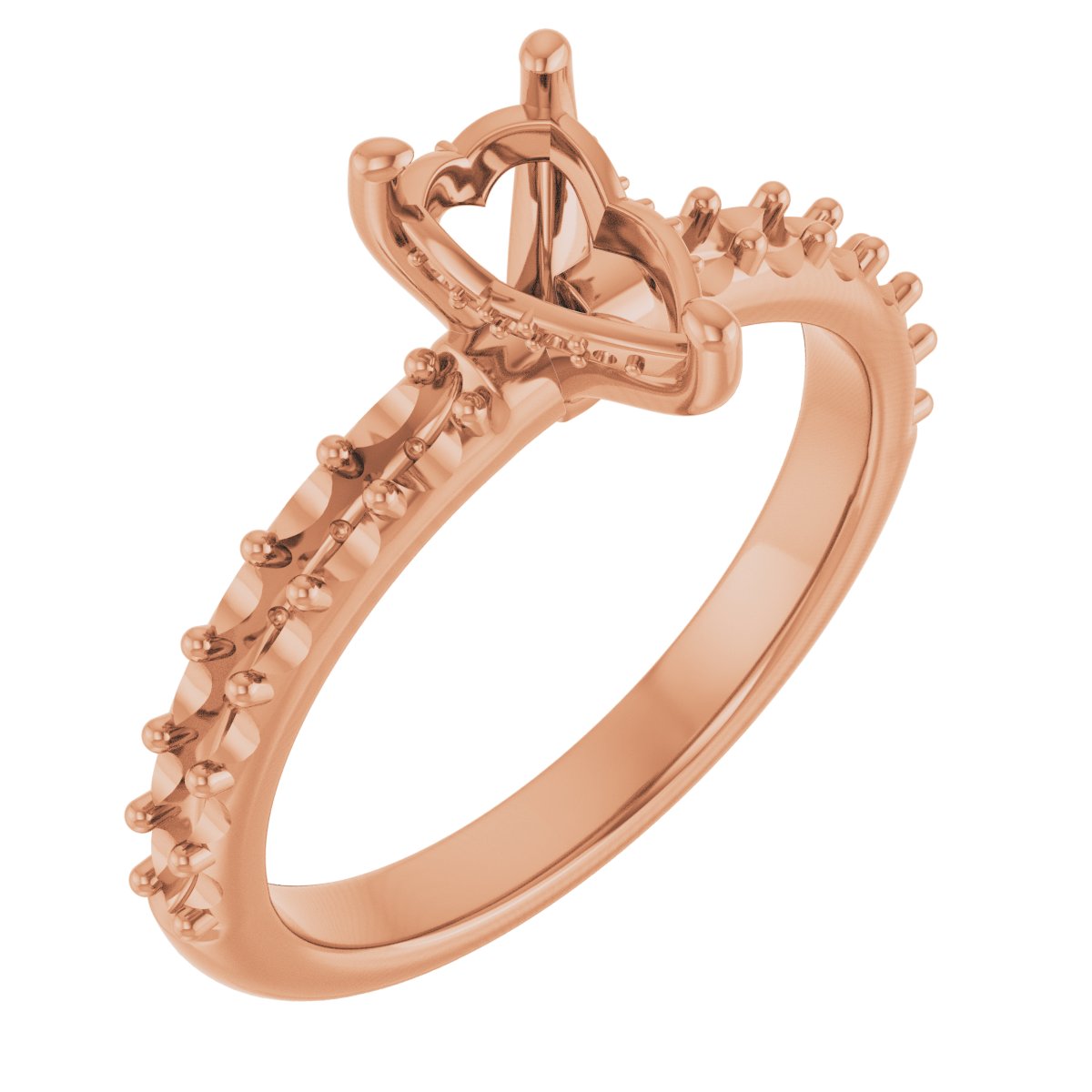 Hidden Halo-Style Engagement Ring