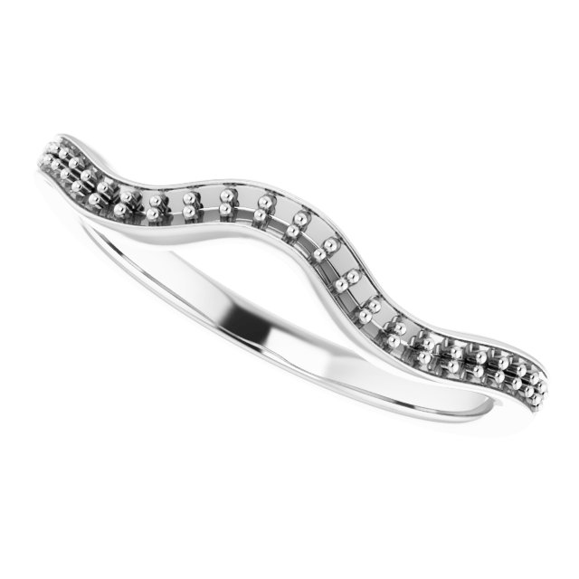Band Mounting for 6 mm Square Ring view 5