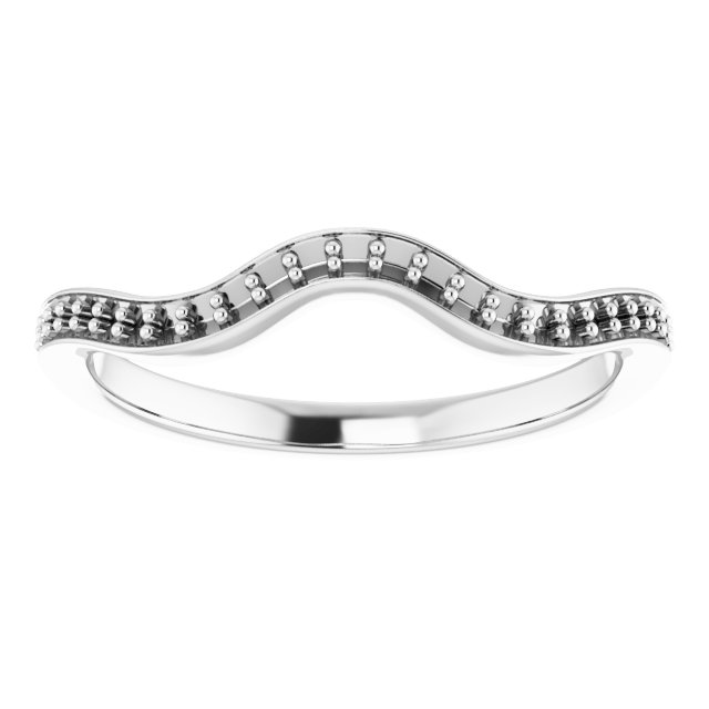 Band Mounting for 6 mm Square Ring view 3