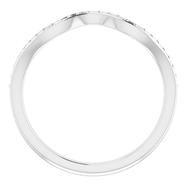 Band Mounting for 6 mm Square Ring view 2