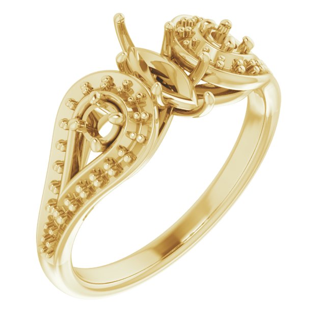 14k Yellow Gold