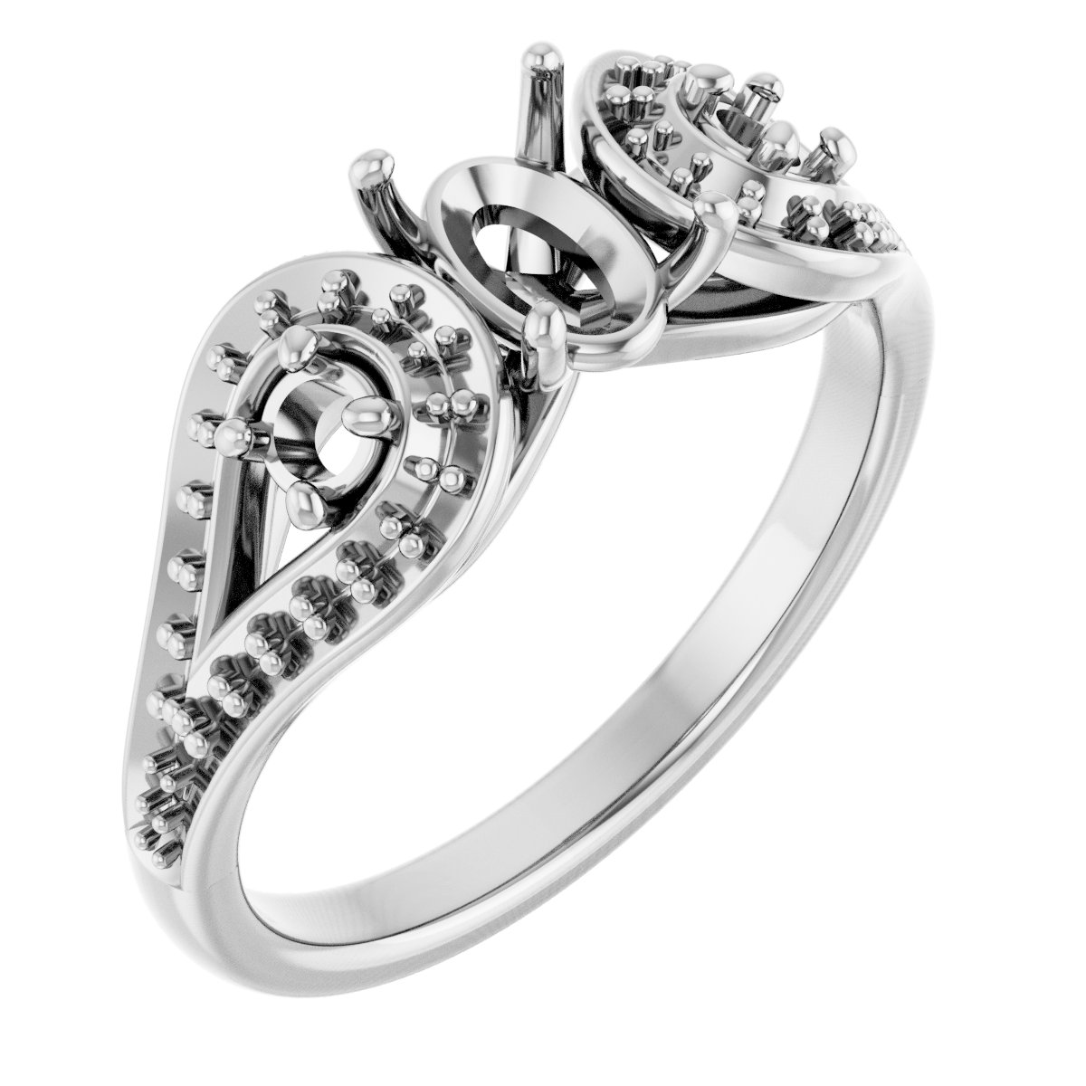 14k White Gold