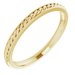 14K Yellow 2 mm Rope Band Size 7.5