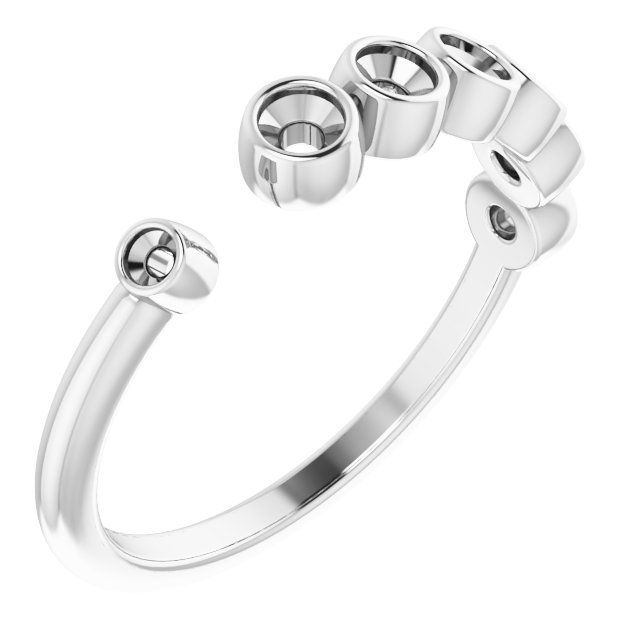 Family Negative Space Ring
