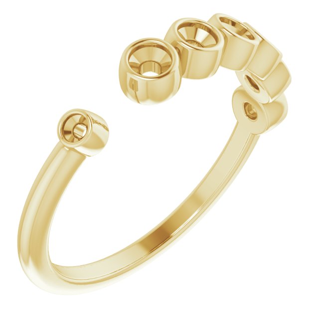 Family Negative Space Ring