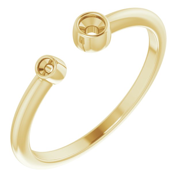 Family Negative Space Ring