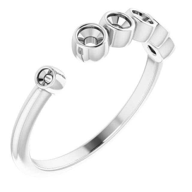 Family Negative Space Ring