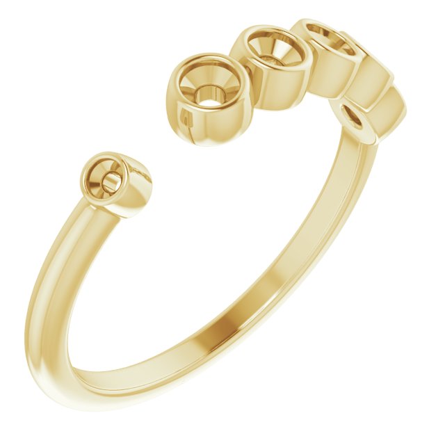 Family Negative Space Ring