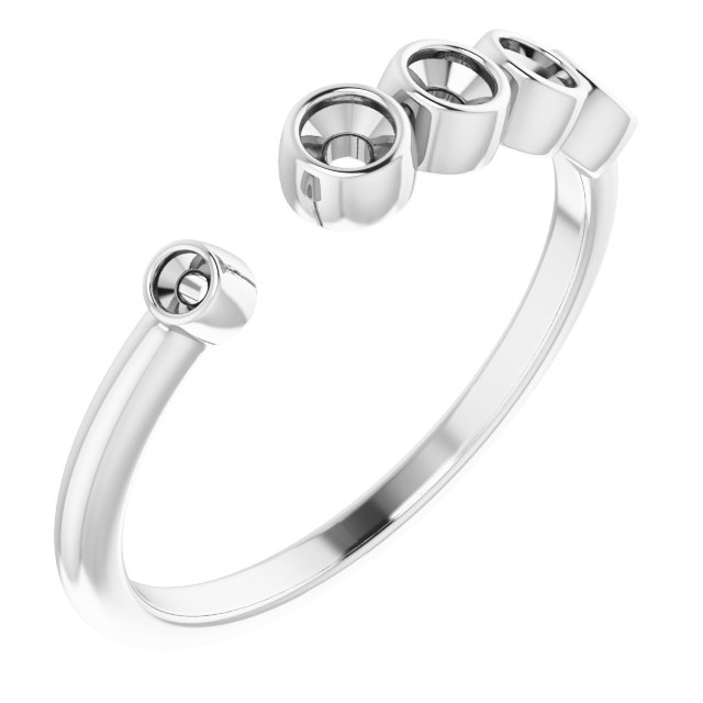 Family Negative Space Ring