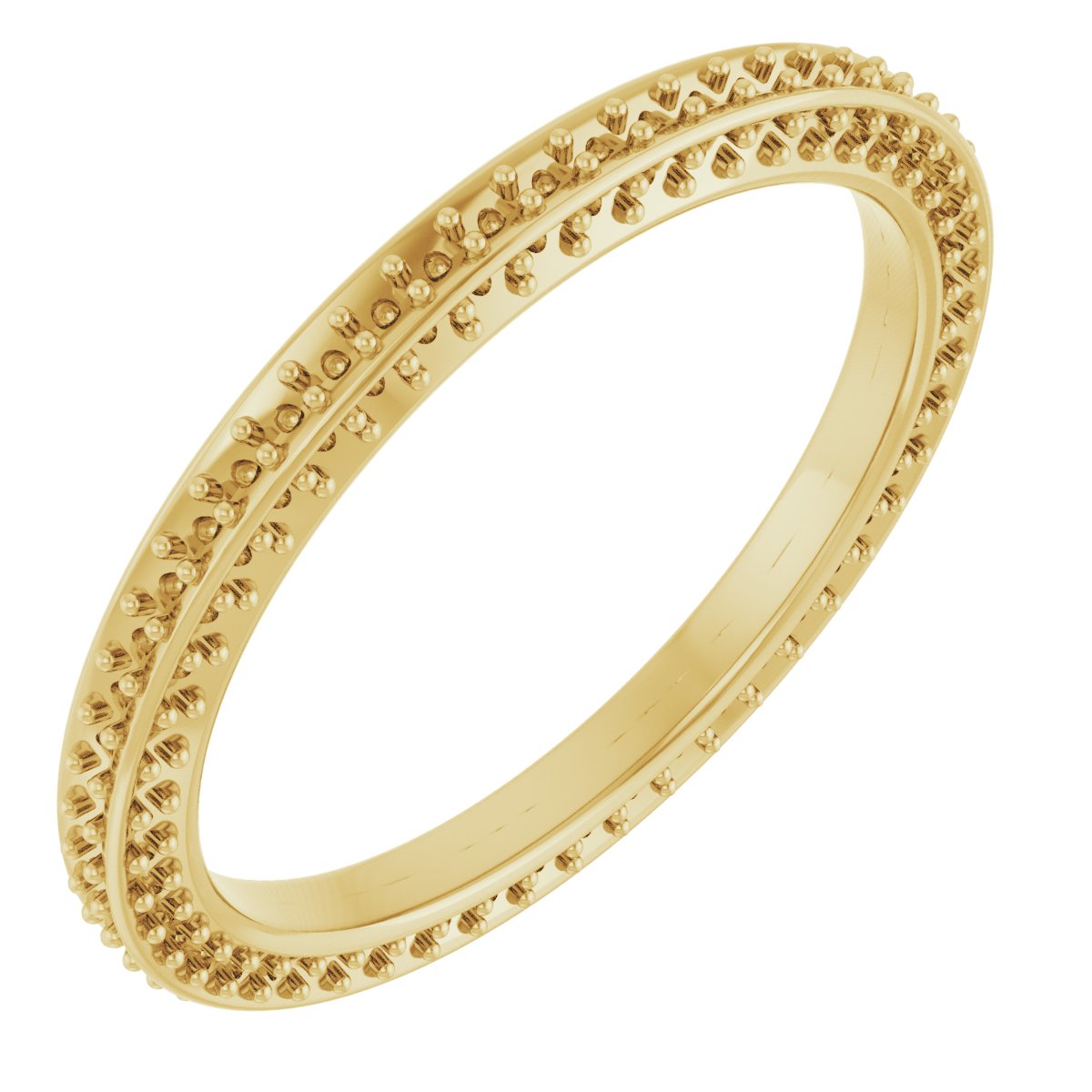 14K Yellow .75 CTW Diamond Eternity Band Size 7 Ref 14870978