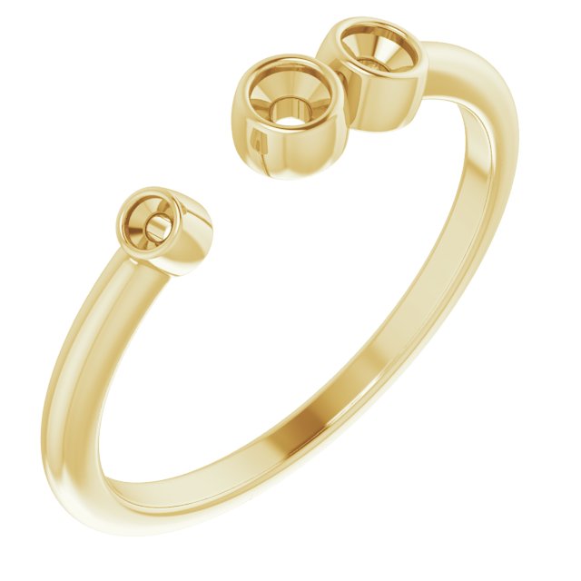 Family Negative Space Ring