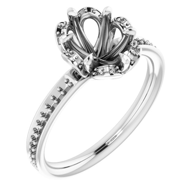 Halo-Style Engagement Ring
