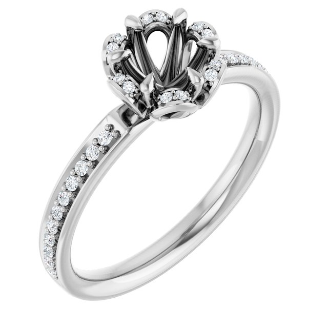 14k White Gold