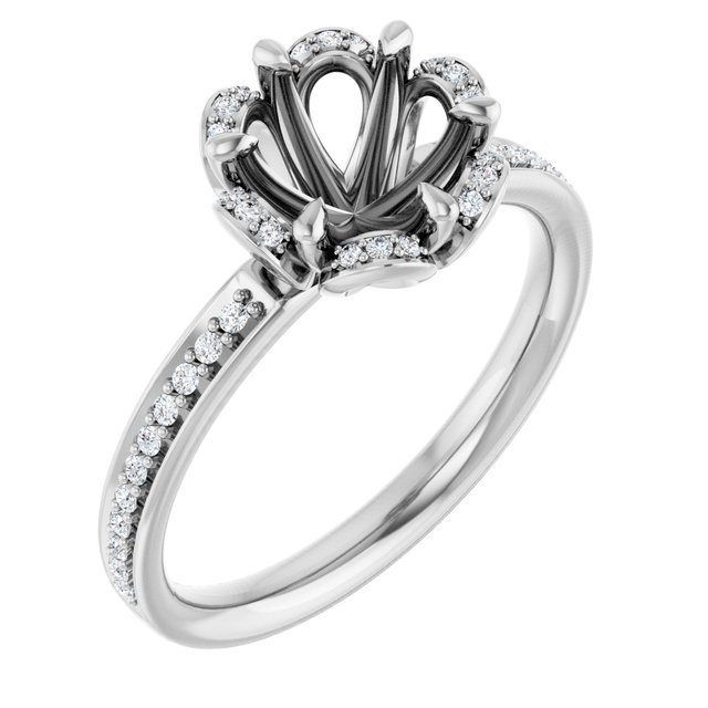 18k White Gold