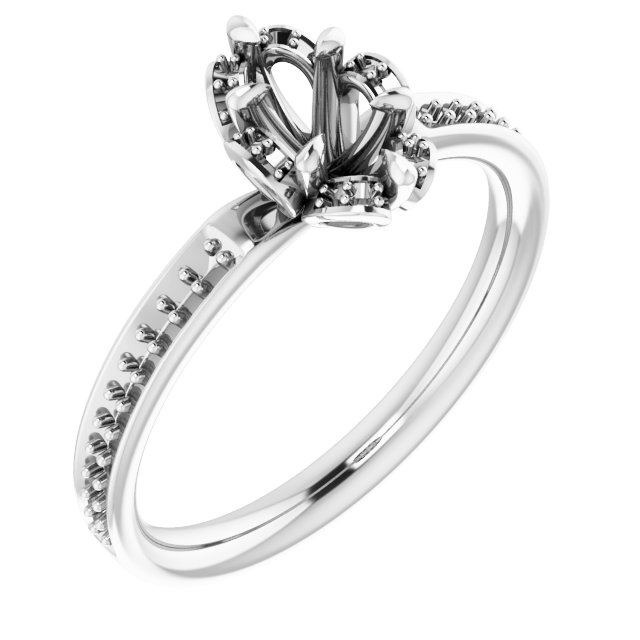 14k White Gold