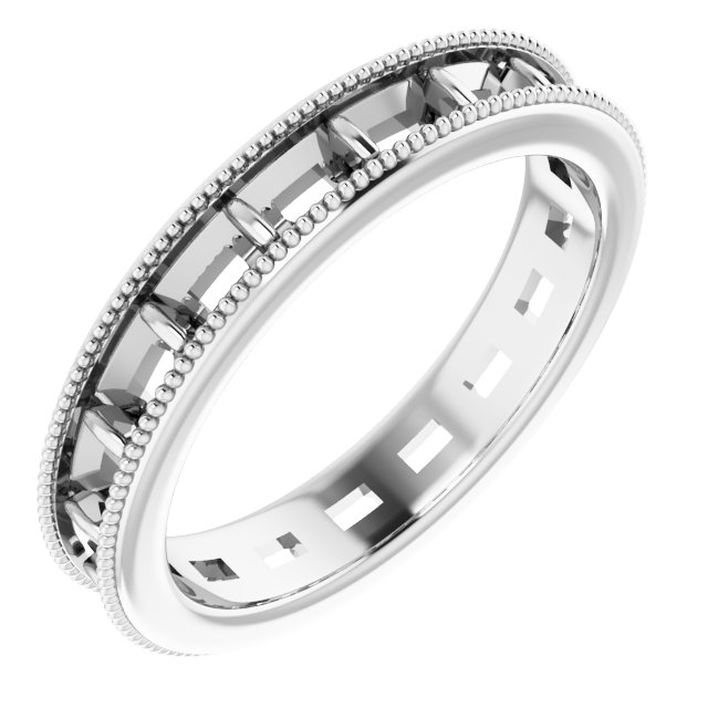 Milgrain Edge Eternity Band