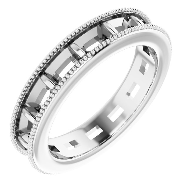 Milgrain Edge Eternity Band