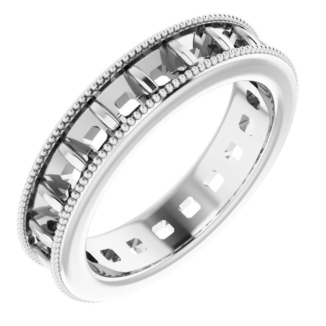 Milgrain Edge Eternity Band