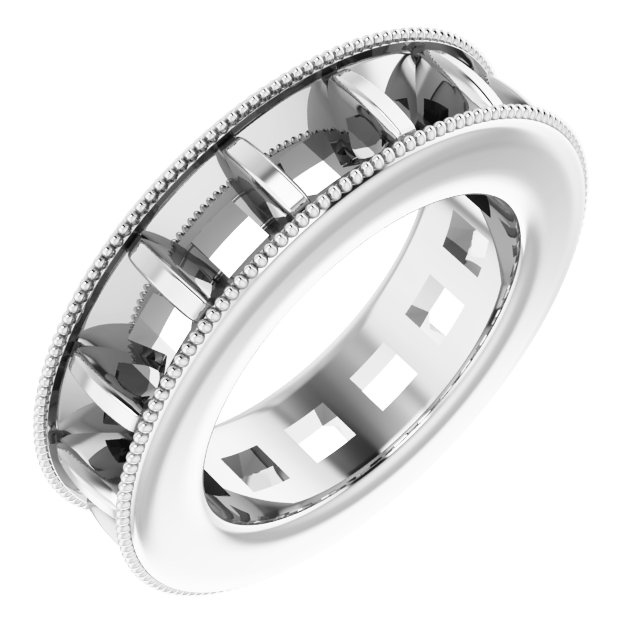 Milgrain Edge Eternity Band