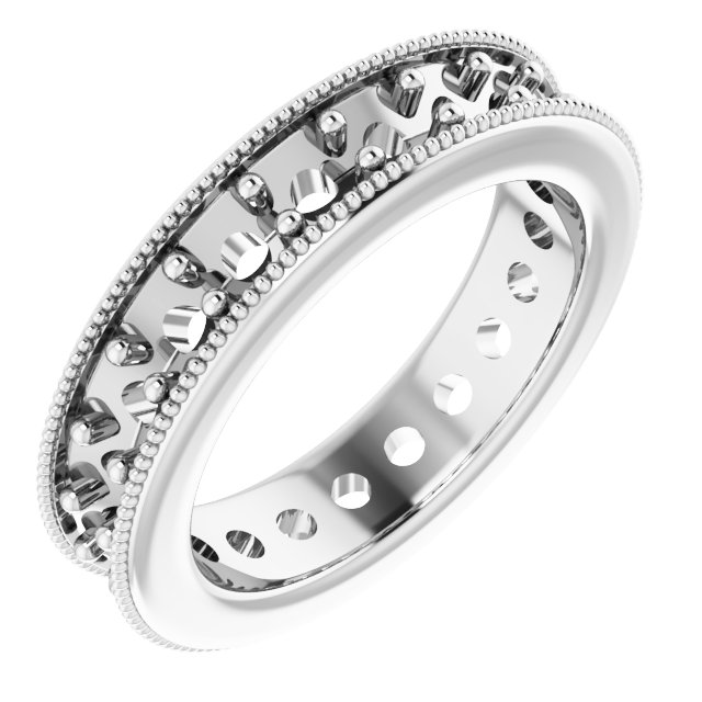 Milgrain Edge Eternity Band
