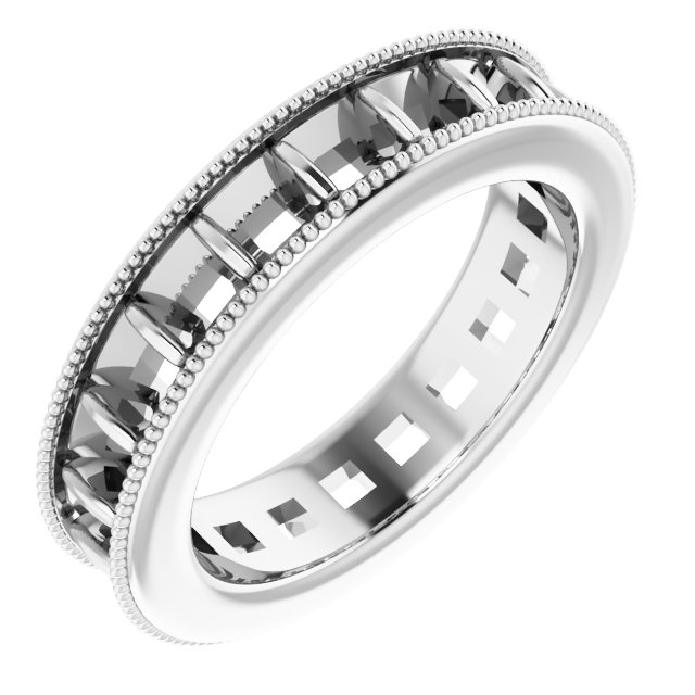 Milgrain Edge Eternity Band