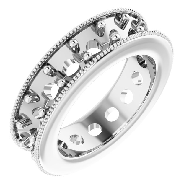 Milgrain Edge Eternity Band