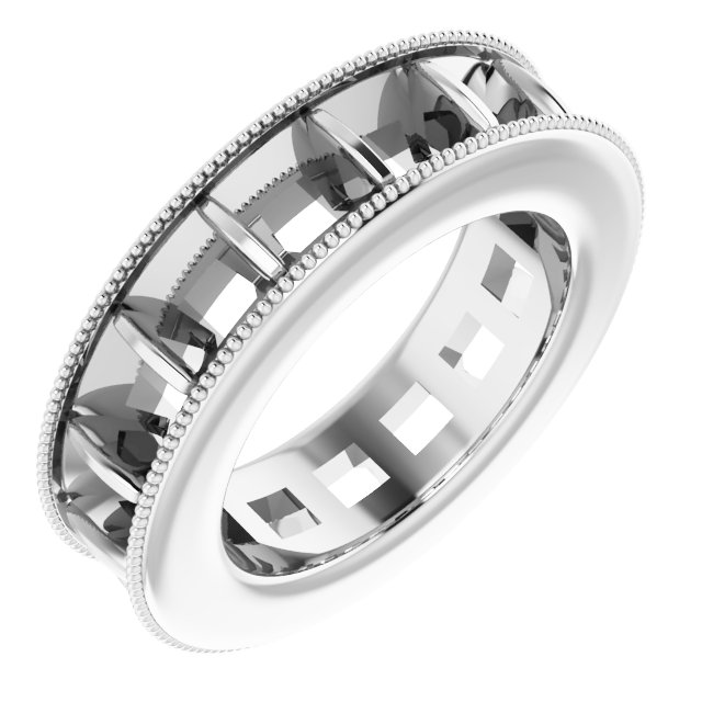 Milgrain Edge Eternity Band