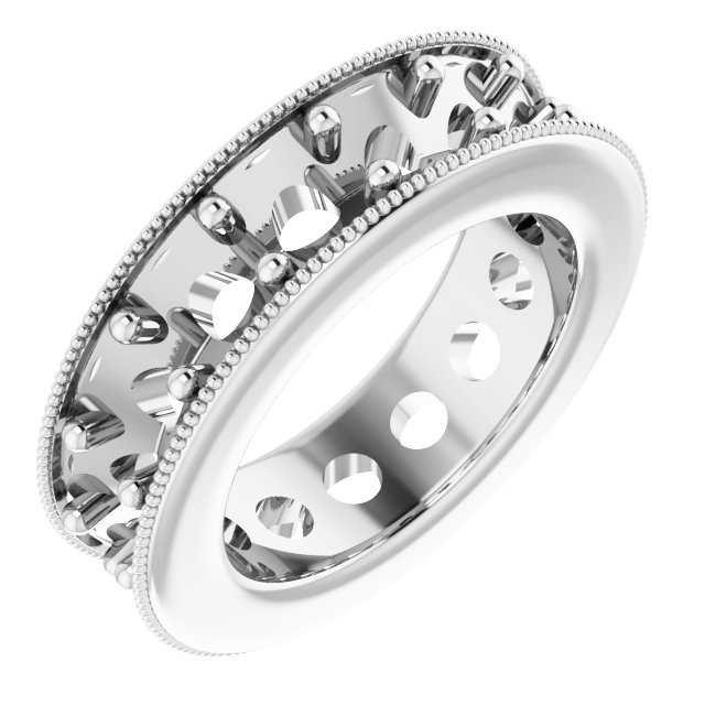 Milgrain Edge Eternity Band