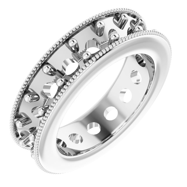 Milgrain Edge Eternity Band