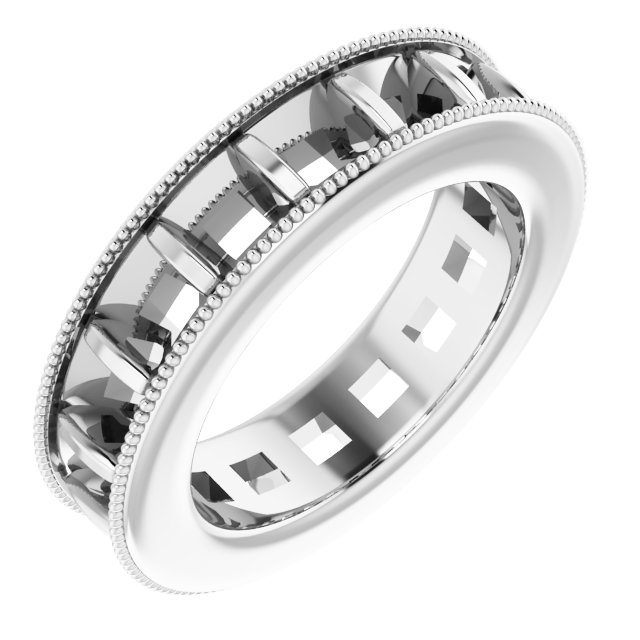 Milgrain Edge Eternity Band