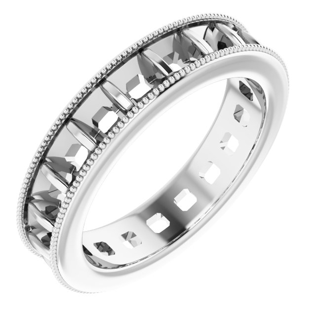 Milgrain Edge Eternity Band