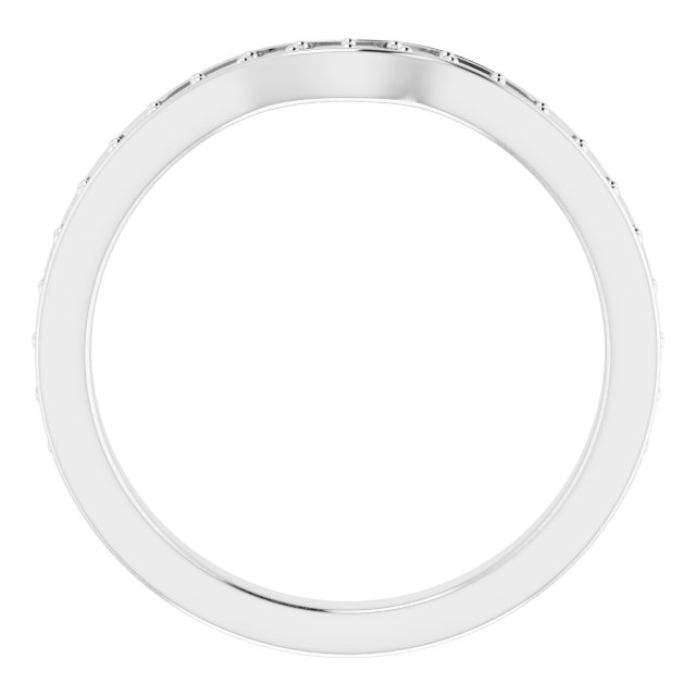 Band Mounting for 5x3 mm Marquise Ring view 2