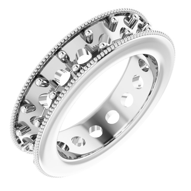 Milgrain Edge Eternity Band