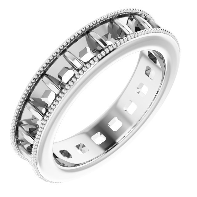 Milgrain Edge Eternity Band