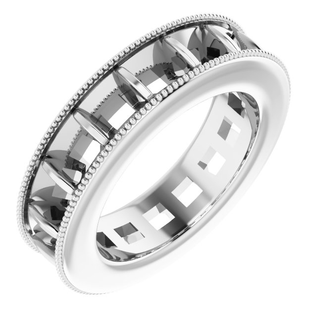 Milgrain Edge Eternity Band