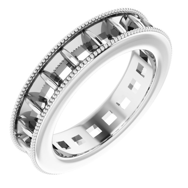 Milgrain Edge Eternity Band