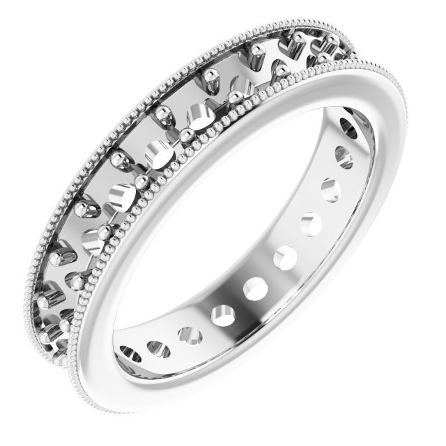 Milgrain Edge Eternity Band