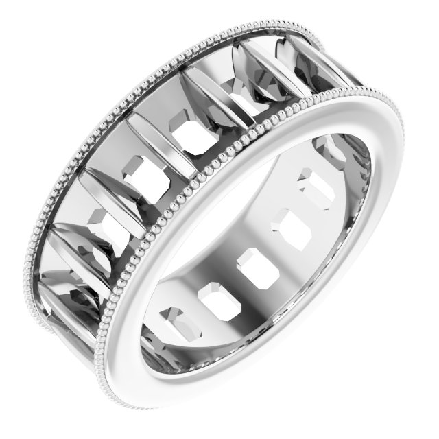 Milgrain Edge Eternity Band