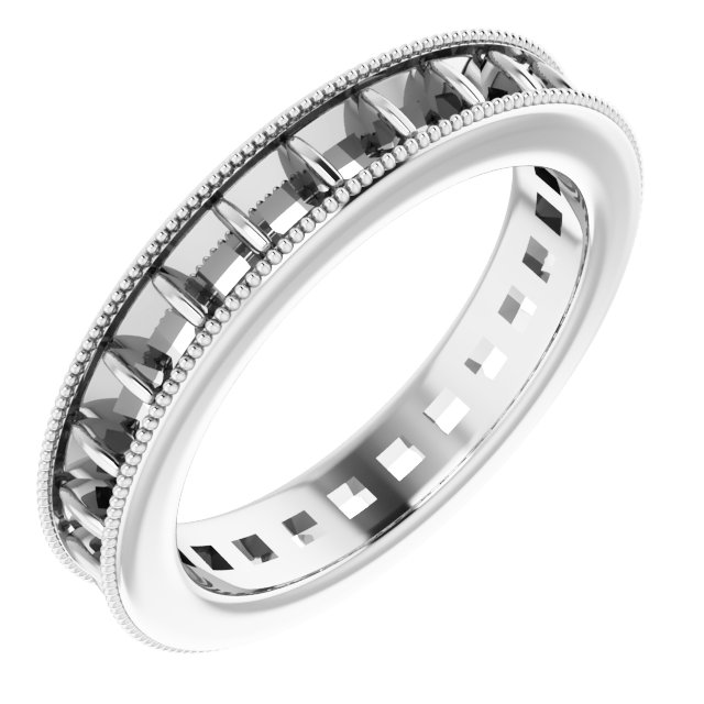Milgrain Edge Eternity Band