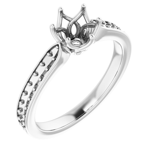 Accented Engagement Ring