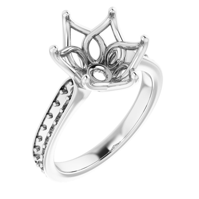 Accented Engagement Ring
