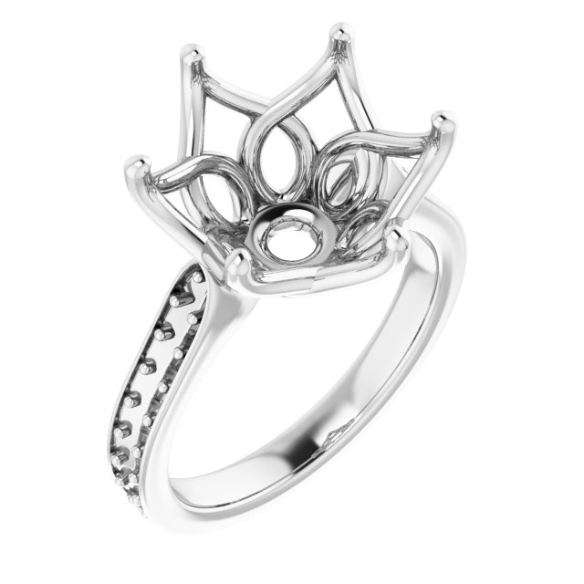 Accented Engagement Ring