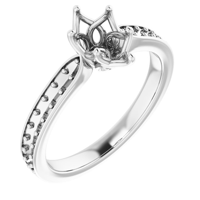 Accented Engagement Ring