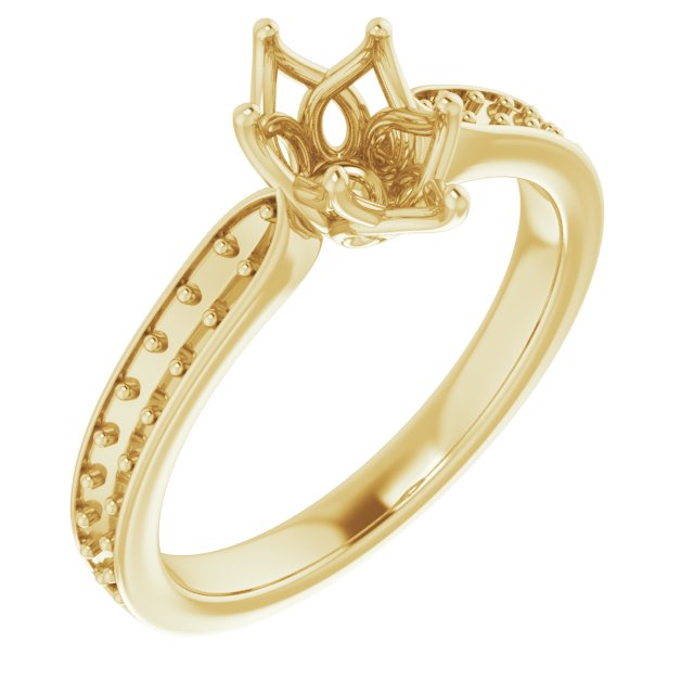 Accented Engagement Ring